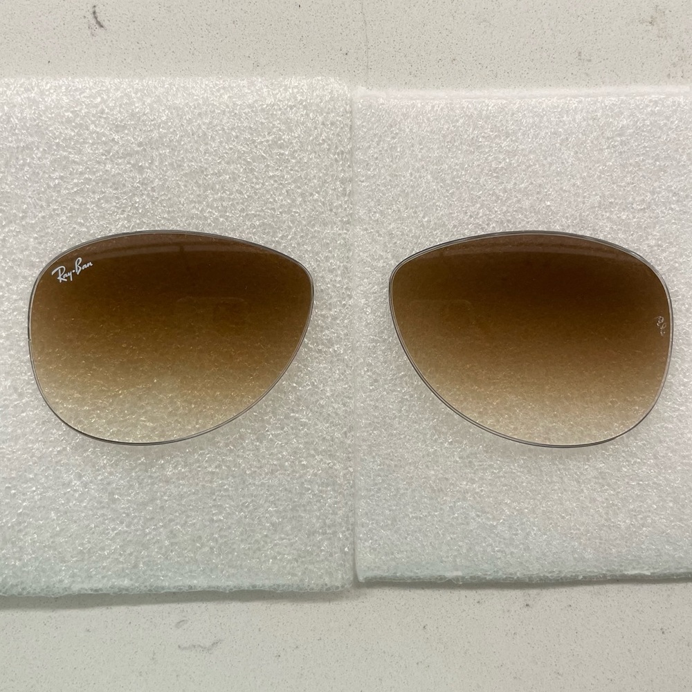 NEW Authentic New Ray Ban RB3362 Replacement Lenses Gradient Brown In Glass 56mm